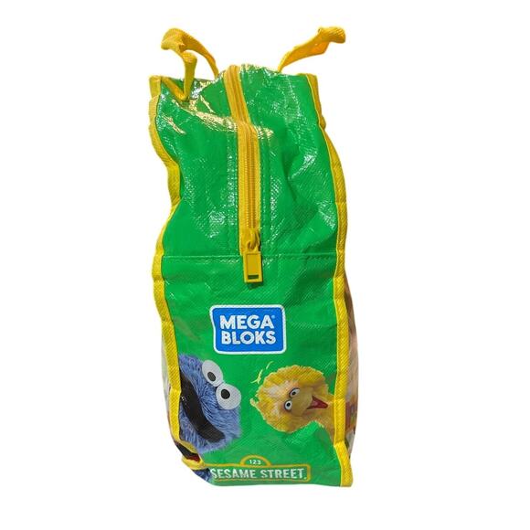 Sesame Street Alphabet Mega Blocks 66 Blocks in Bag (incomplete) - Picture 3 of 8